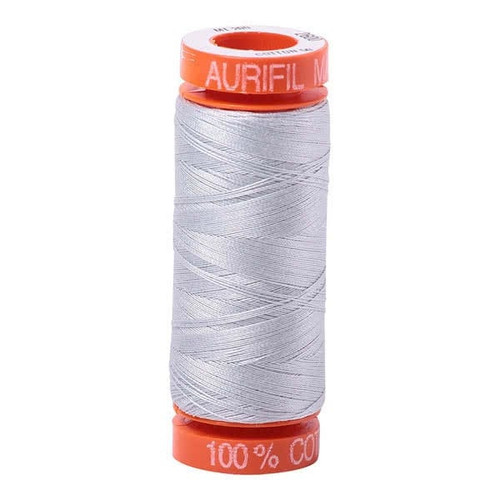 Aurifil Cotton Mako Thread 50 Weight Dove Mini Spool 220 yards / 200 meterss