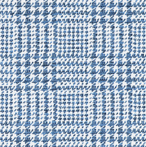 Covington Fabrics Spencer Indigo Woven Houndstooth Plaid