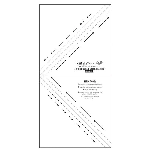 Its Sew Emma 4 1/2 Inch Finished Half-Square Triangles