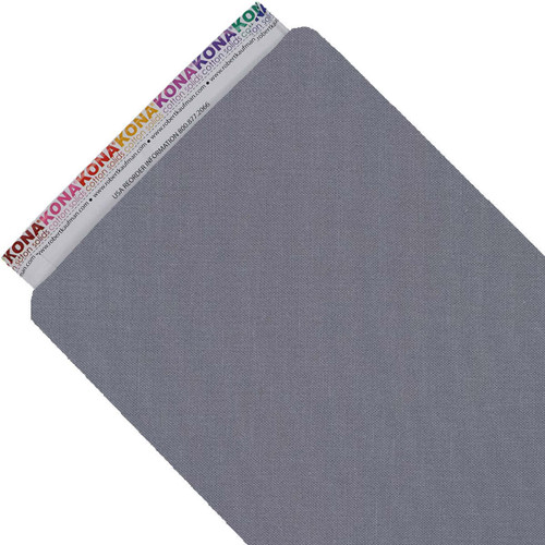 Robert Kaufman Fabrics Kona Cotton 9 Yard Mini Bolt Medium Grey