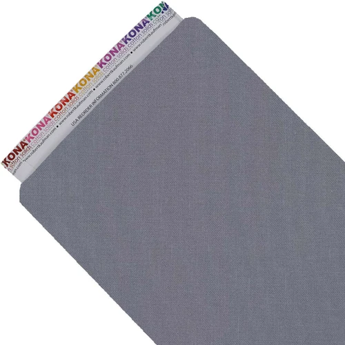 Robert Kaufman Fabrics Kona Cotton 9 Yard Mini Bolt Medium Grey