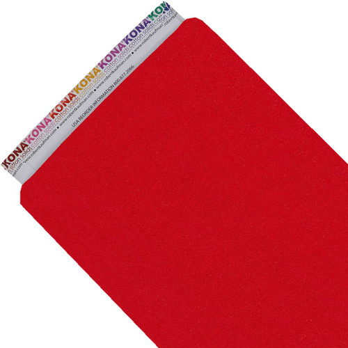 Robert Kaufman Fabrics Kona Cotton 9 Yard Mini Bolt Chinese Red