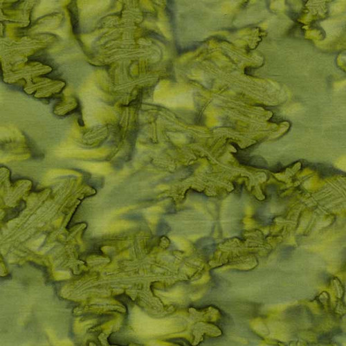 Island Batik Fabrics Batik Foundations  Ivy Green Mottle
