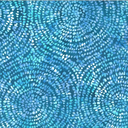 Hoffman Fabrics Bali Batiks 2022 When in Wisteria Seed Mandala Wade