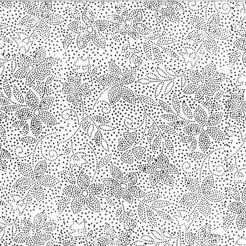 Hoffman Fabrics Bali Batiks 2022 Cookies and Cream Pointillist Blooms Zebra