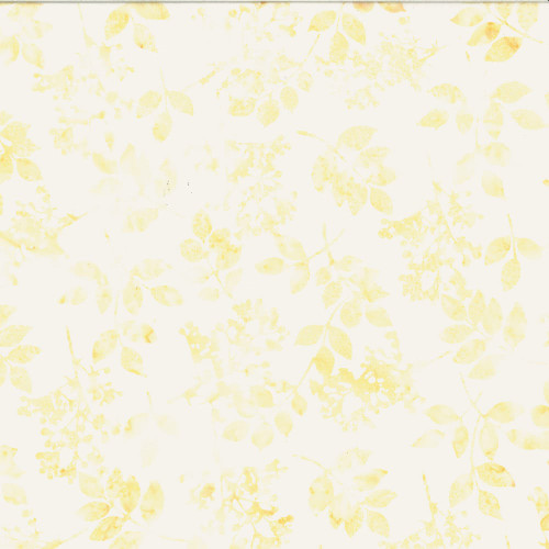 Hoffman Fabrics Bali Batiks 2022 Rainbow of Pastels Summer Boughs Gardenia