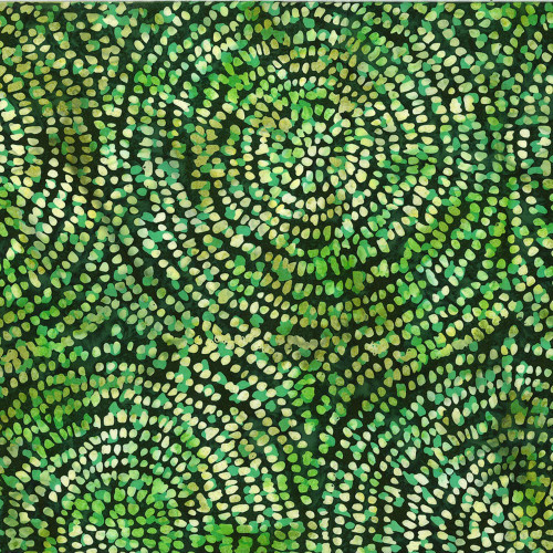 Hoffman Fabrics Bali Batiks 2022 Rainbow of Pastels Seed Mandala Cypress
