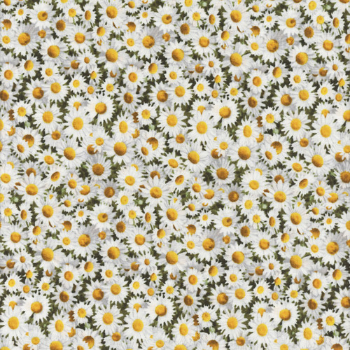 Elizabeth's Studio Birdbath Gathering Daisies