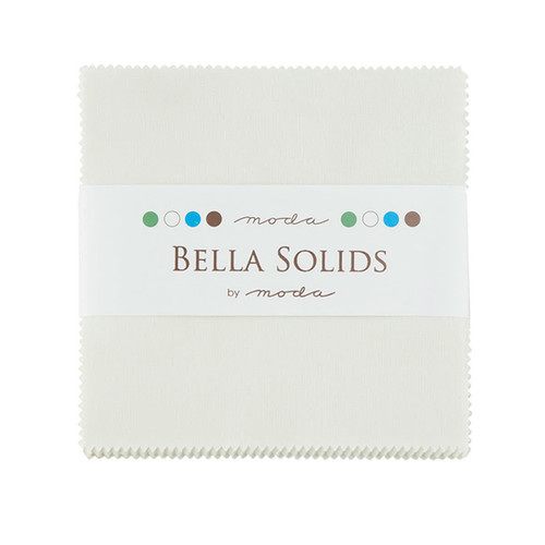 Moda Fabrics Bella Solids Charm Pack Porcelain