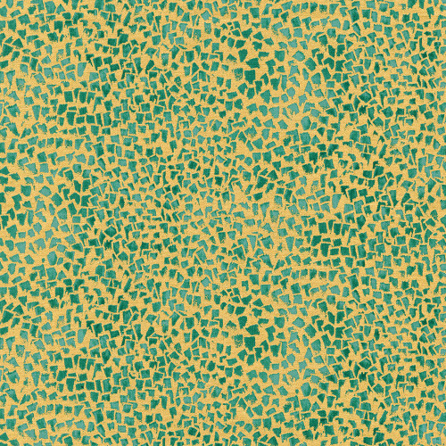 Robert Kaufman Fabrics Gustav Klimt Emerald Green Chips