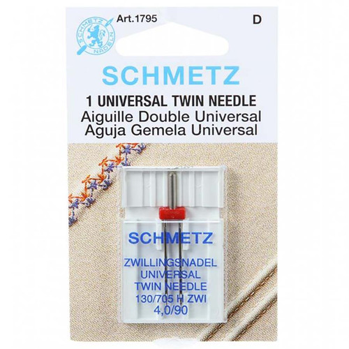 Schmetz Needles Sewing Machine Needles Twin size 4.0 / 90