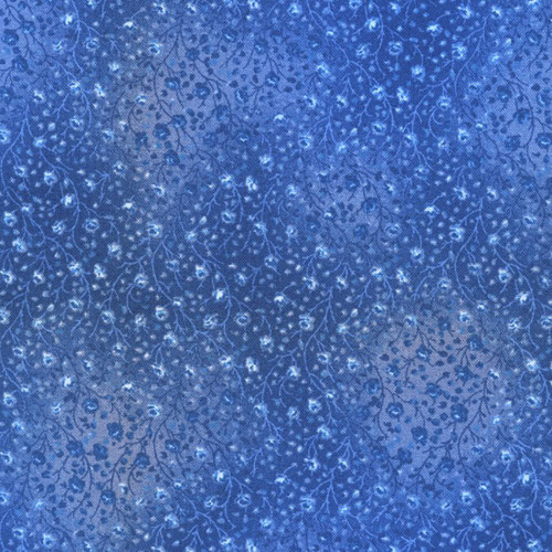Robert Kaufman Fabrics Fusions Floral Royal