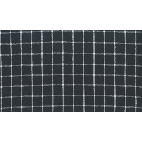 Moda Fabrics Easy Living  18 Inch Wide Cotton Toweling Box Plaid Black White