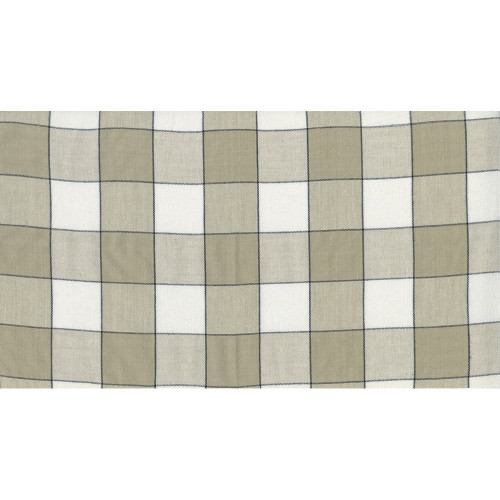 Moda Fabrics Easy Living  18 Inch Wide Cotton Toweling Windowpane Plaid Flax White