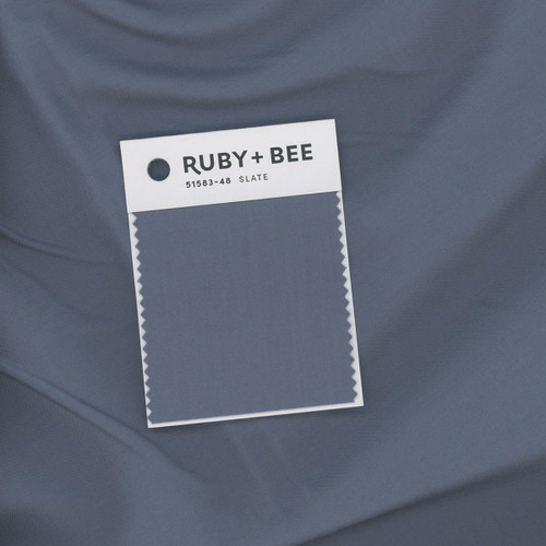 Windham Fabrics Ruby + Bee Solids Slate (Blue-Grey)