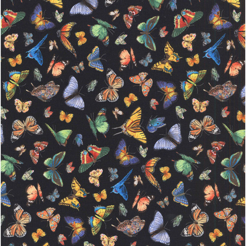Elizabeth's Studio Delicate Creation Butterflies Black
