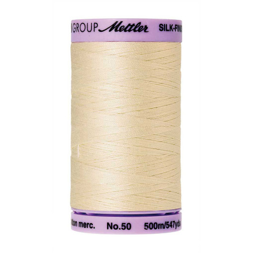 Mettler 50 Weight Silk Finish Cotton Thread  547 yards Muslin