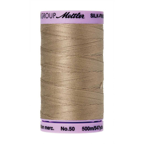 Mettler 50 Weight Silk Finish Cotton Thread  547 yards Sandstone