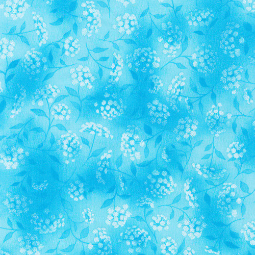 Robert Kaufman Fabrics Fusions Queen Annes Lace Cyan