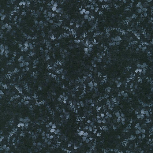 Robert Kaufman Fabrics Fusions Foliage Mix Black