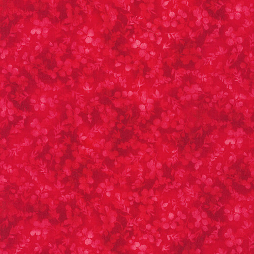 Robert Kaufman Fabrics Fusions Foliage Mix Strawberry