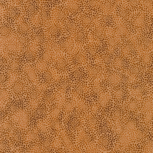 Robert Kaufman Fabrics Fusions Packed Zinnia Blooms Hazlenut