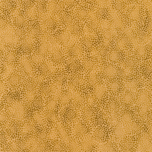 Robert Kaufman Fabrics Fusions Packed Zinnia Blooms Camel