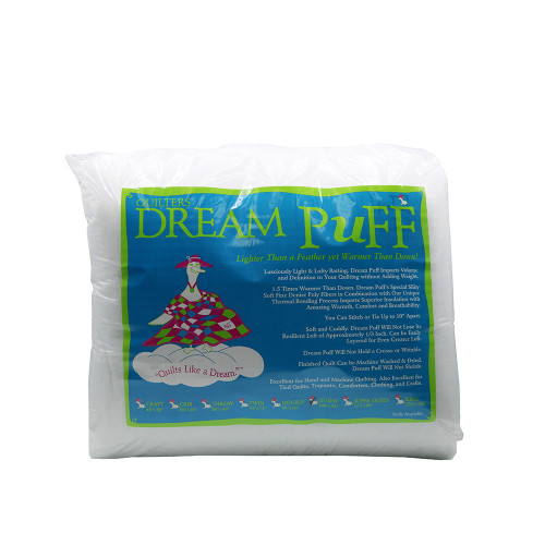 Quilters Dream Puff White Poly Queen Batting