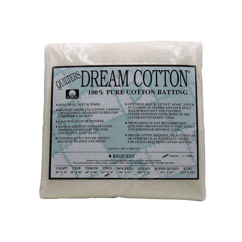 Quilters Dream Request Natural Cotton Twin Batting
