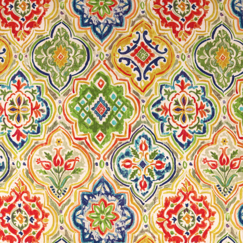 Hamilton Fabrics Seville Spring Colorful Tiles
