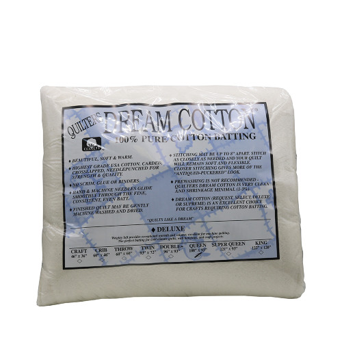 Quilters Dream Deluxe Natural Cotton Queen Batting