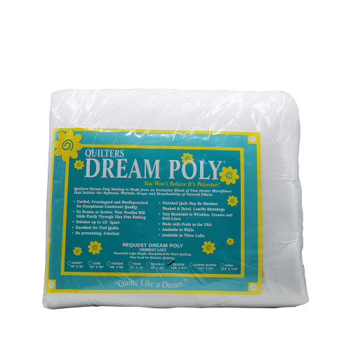 Quilters Dream Request White Poly Queen Batting