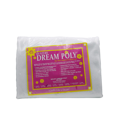Premium 60 inch by 60 inch polyester quilt batting, sold individually.