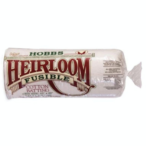 Hobbs Batting Heirloom 80/20 Fusible Crib Size Quilt Batting