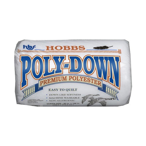 Hobbs Batting Poly Down  Queen Size Polyester Quilt Batting