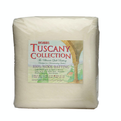 Hobbs Batting Tuscany Wool Queen Size Quilt Batting