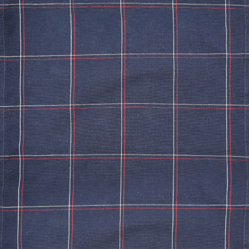 Moda Fabrics Isabella 16 Inch Toweling Window Pane Plaid  Navy