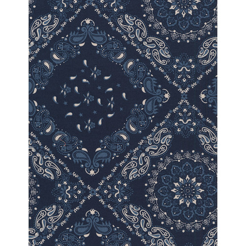 Windham Fabrics 108 Inch Wide Quilt Backing Bandana Navy