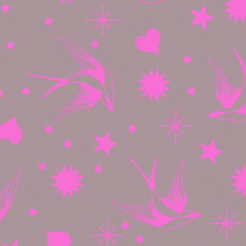 Free Spirit Fabrics True Colors Neon Inks by Tula Pink Fairy Flakes Mystic