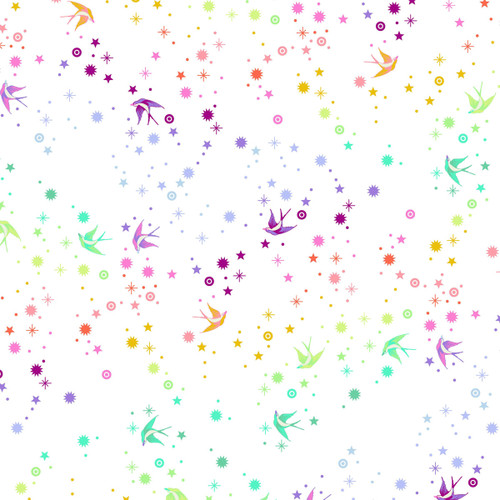 Free Spirit Fabrics True Colors by Tula Pink Fairy Dust White