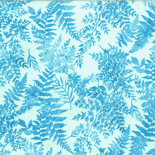 Hoffman Fabrics Hoffman Challenge 2023 French Blue Ferns