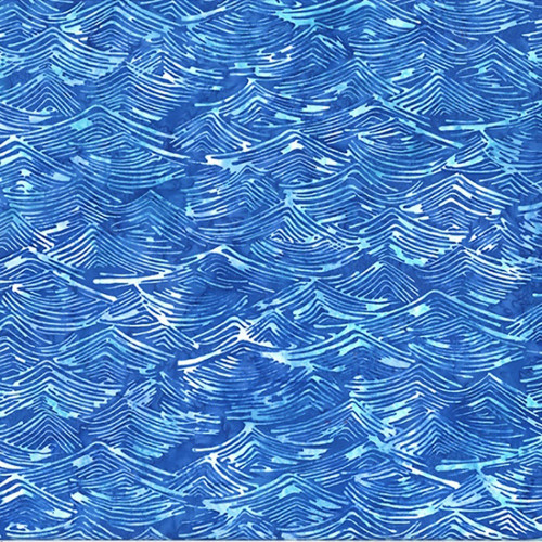 Hoffman Fabrics Hoffman Challenge 2023 Robins Egg Choppy Ocean Waves