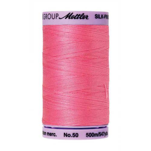 Mettler 50 Weight Silk Finish Cotton Thread  547 yards Roseate
