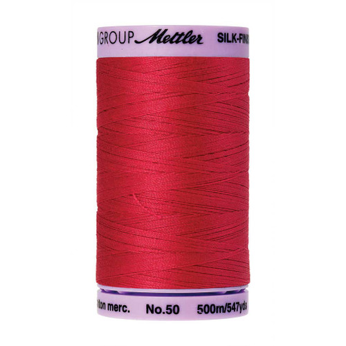 Mettler 50 Weight Silk Finish Cotton Thread  547 yards Poinsettia