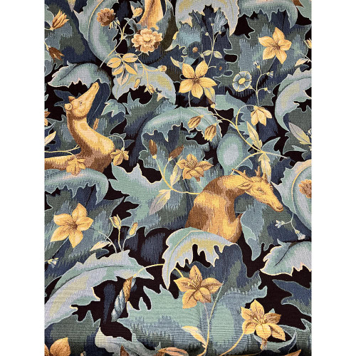 Hamilton Fabrics Doe Run Antique Old World Tapestry Deer Acanthus