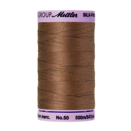Mettler 50 Weight Silk Finish Cotton Thread  547 yards Hazelnut