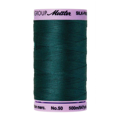 Mettler 50 Weight Silk Finish Cotton Thread  547 yards Spruce