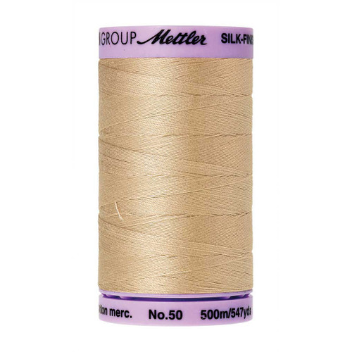 Mettler 50 Weight Silk Finish Cotton Thread  547 yards Oat Flakes