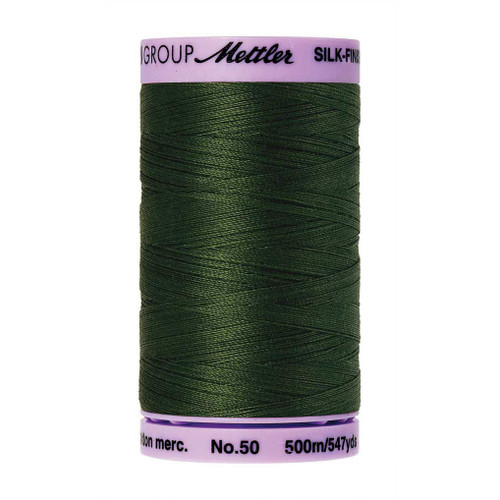 Mettler 50 Weight Silk Finish Cotton Thread  547 yards Cypress