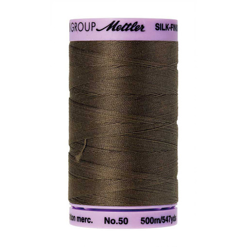 Mettler 50 Weight Silk Finish Cotton Thread  547 yards Olive